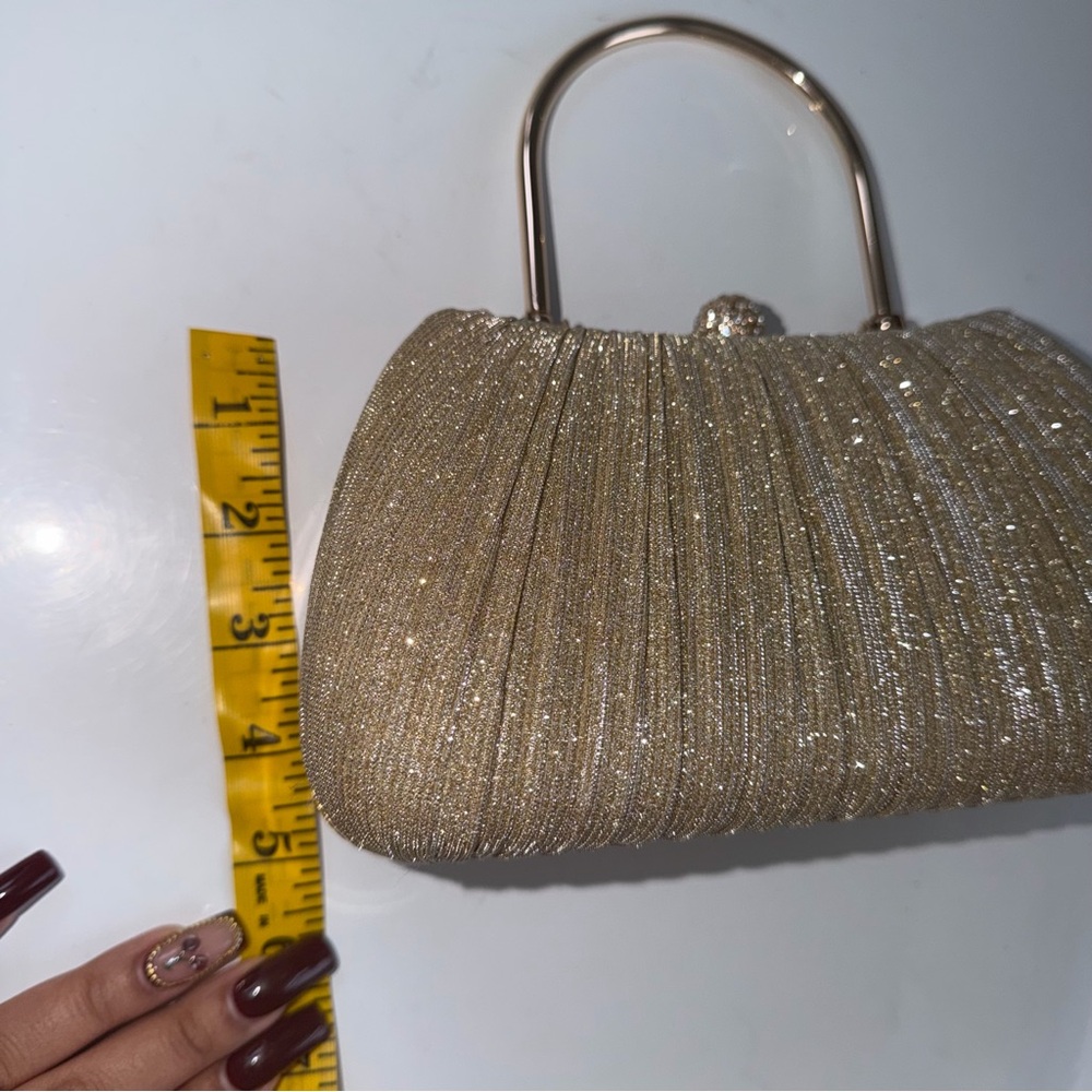 TJ Maxx | Elegant Gold Evening Clutch - Picture 10 of 12